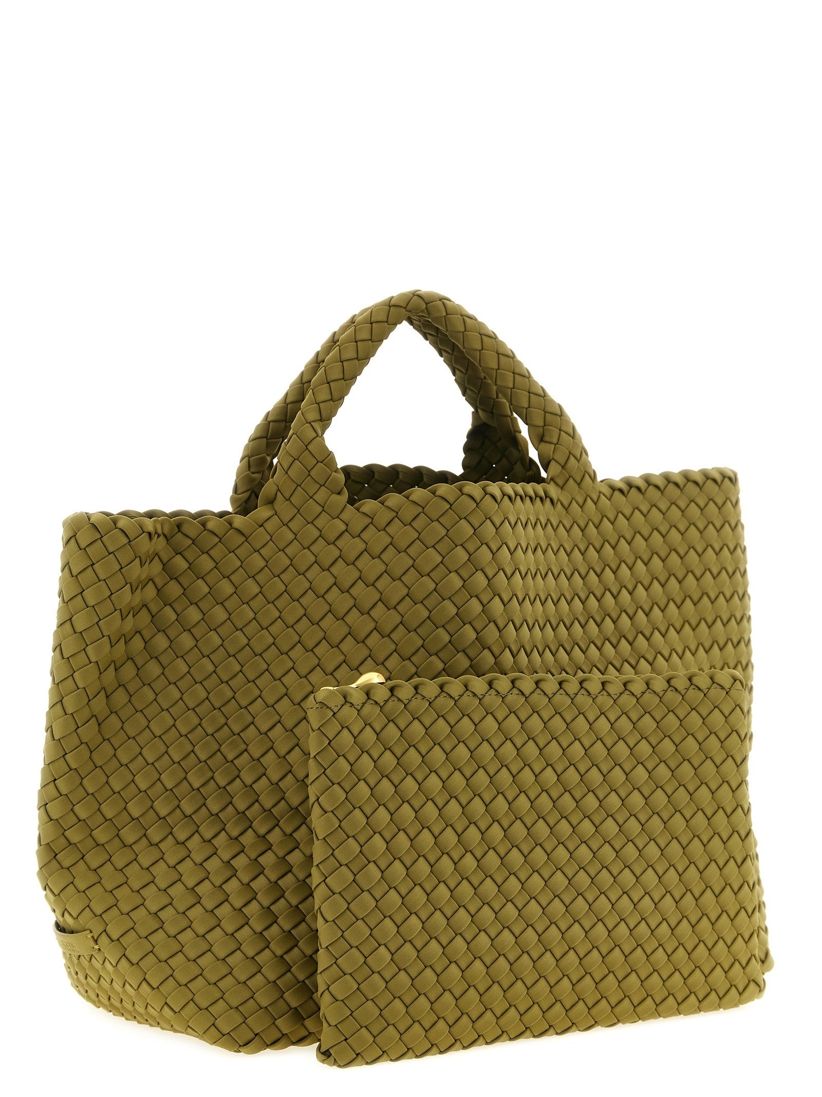 NAGHEDI St Barths Medium Handbag Green