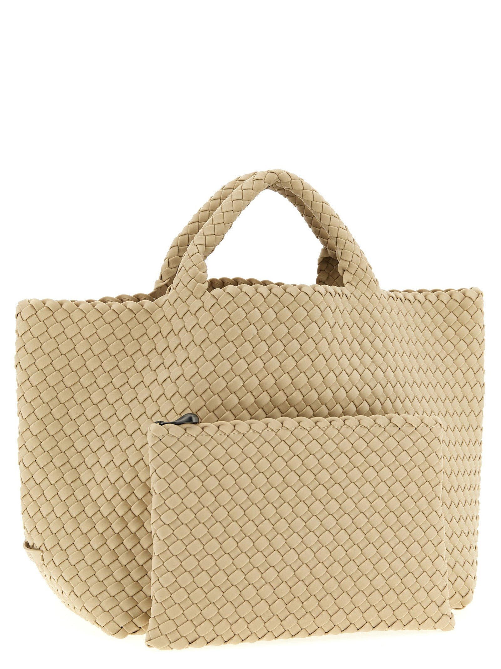 NAGHEDI St Barths Medium Shopping Bag Beige
