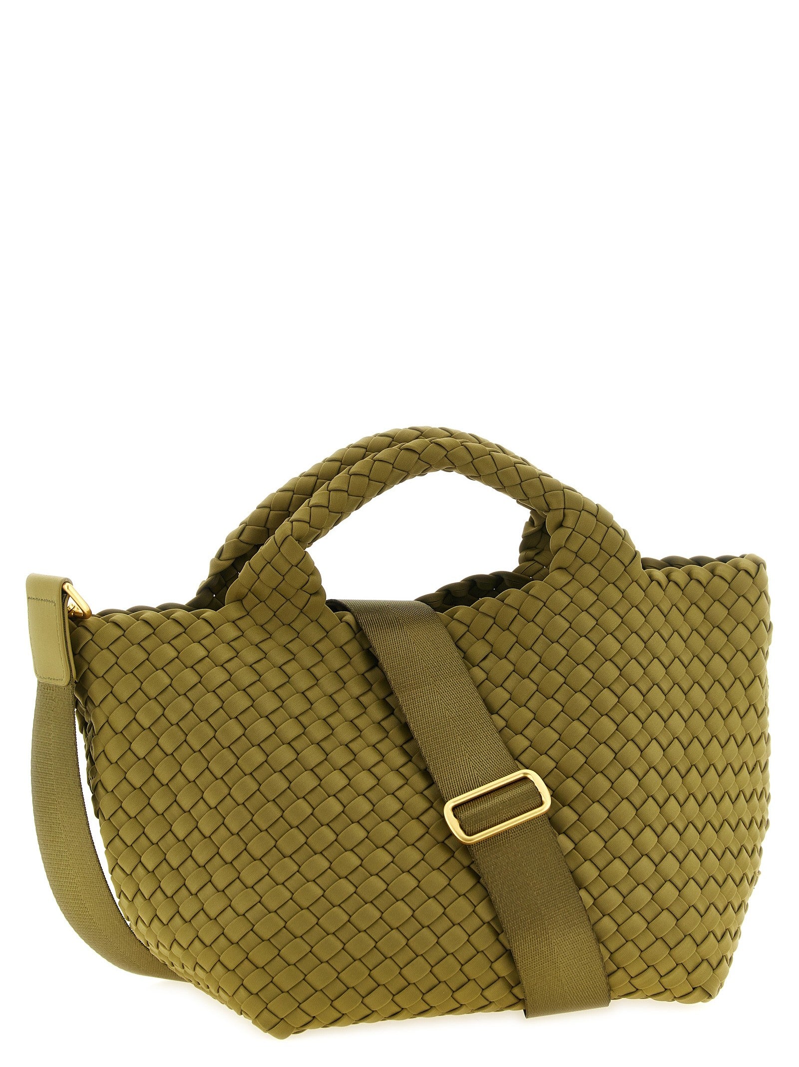 NAGHEDI St Barths Small Handbag Green