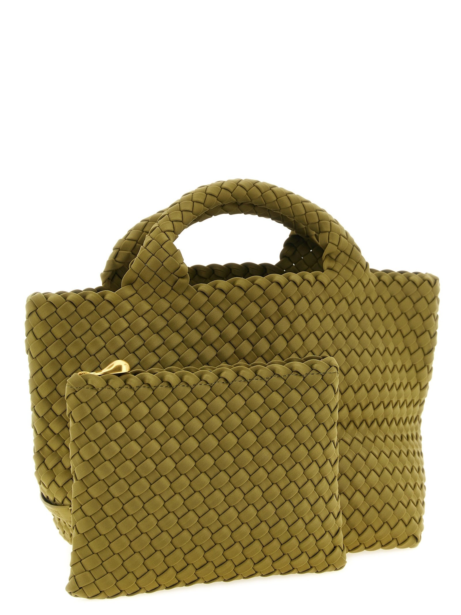 NAGHEDI St Barths Small Handbag Green