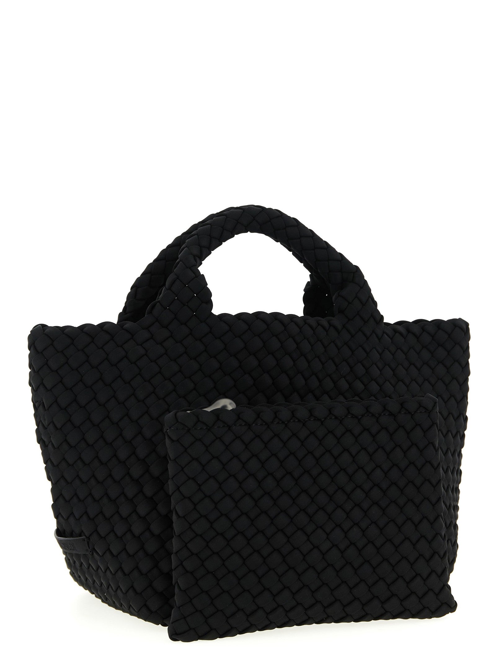 NAGHEDI St Barths Small Shopping Bag Black
