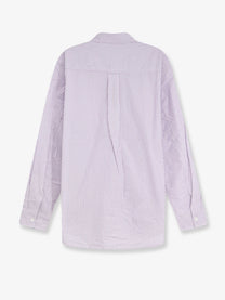 Stussy Men's Standard Striped Cotton Shirt Purple