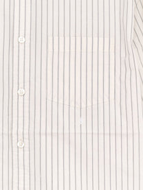 Stussy Men's Standard Striped Cotton Shirt White