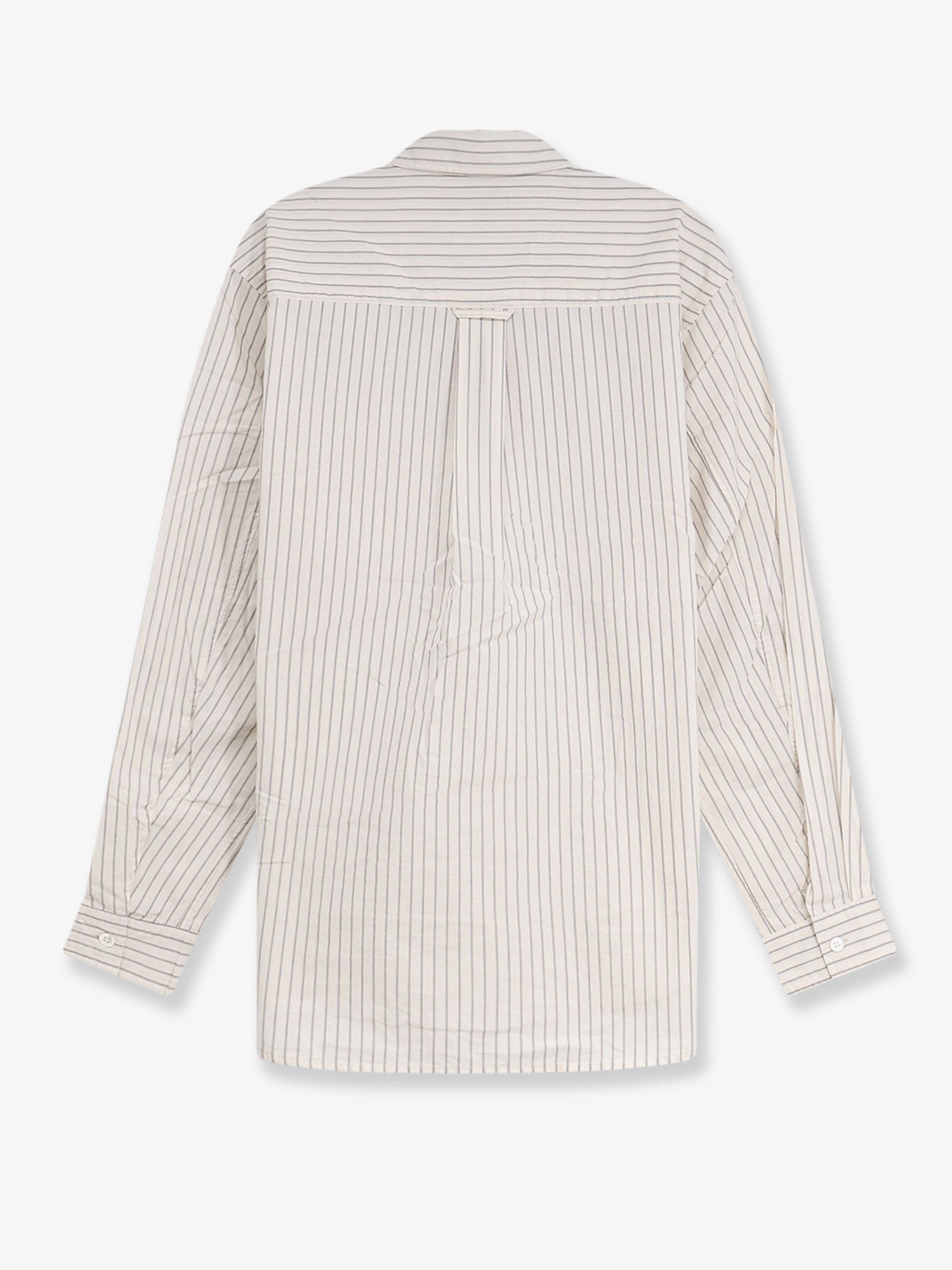 Stussy Men's Standard Striped Cotton Shirt White