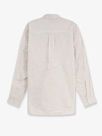 Stussy Men's Standard Striped Cotton Shirt White