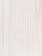 Stussy Men's Standard Striped Cotton Shirt White