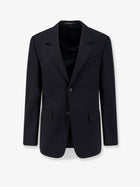 Balenciaga Men's Standard Tailored Wool Blazer Black