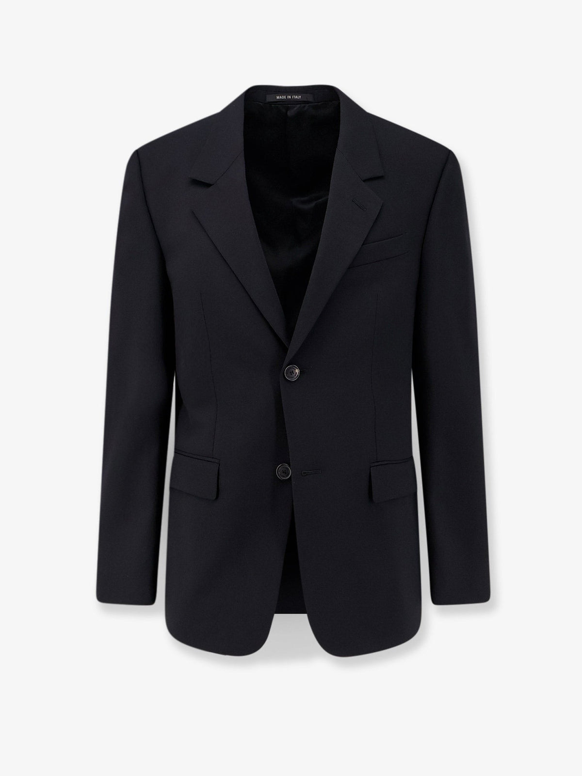 Balenciaga Men's Standard Tailored Wool Blazer Black