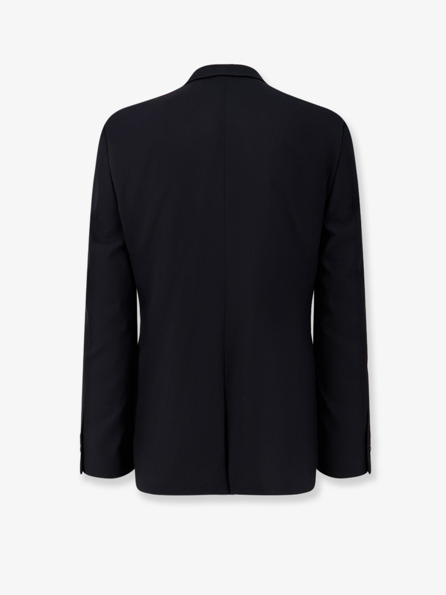 Balenciaga Men's Standard Tailored Wool Blazer Black