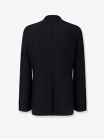 Balenciaga Men's Standard Tailored Wool Blazer Black