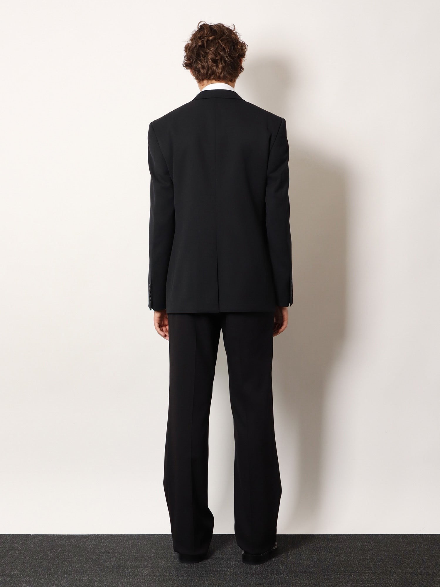 Balenciaga Men's Standard Tailored Wool Blazer Black