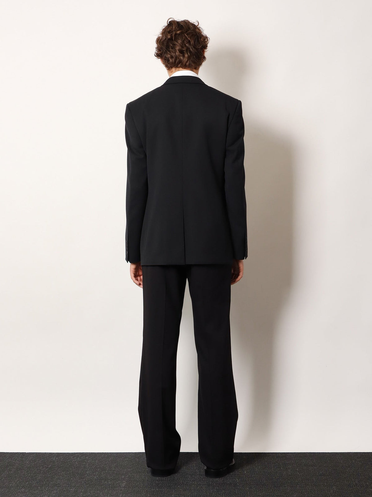 Balenciaga Men's Standard Tailored Wool Blazer Black, view 3