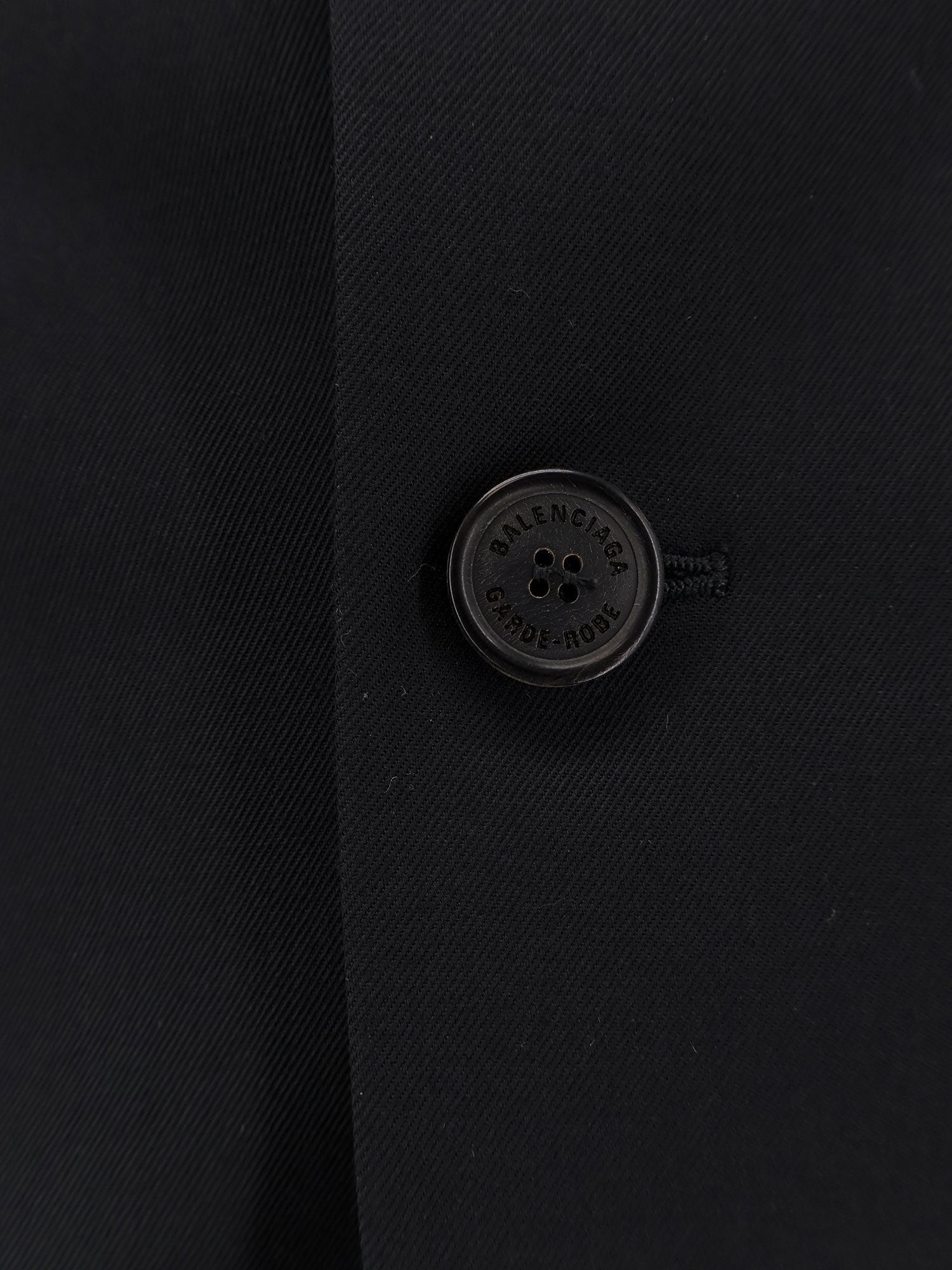 Balenciaga Men's Standard Tailored Wool Blazer Black