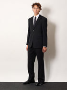 Balenciaga Men's Standard Tailored Wool Blazer Black, view 2