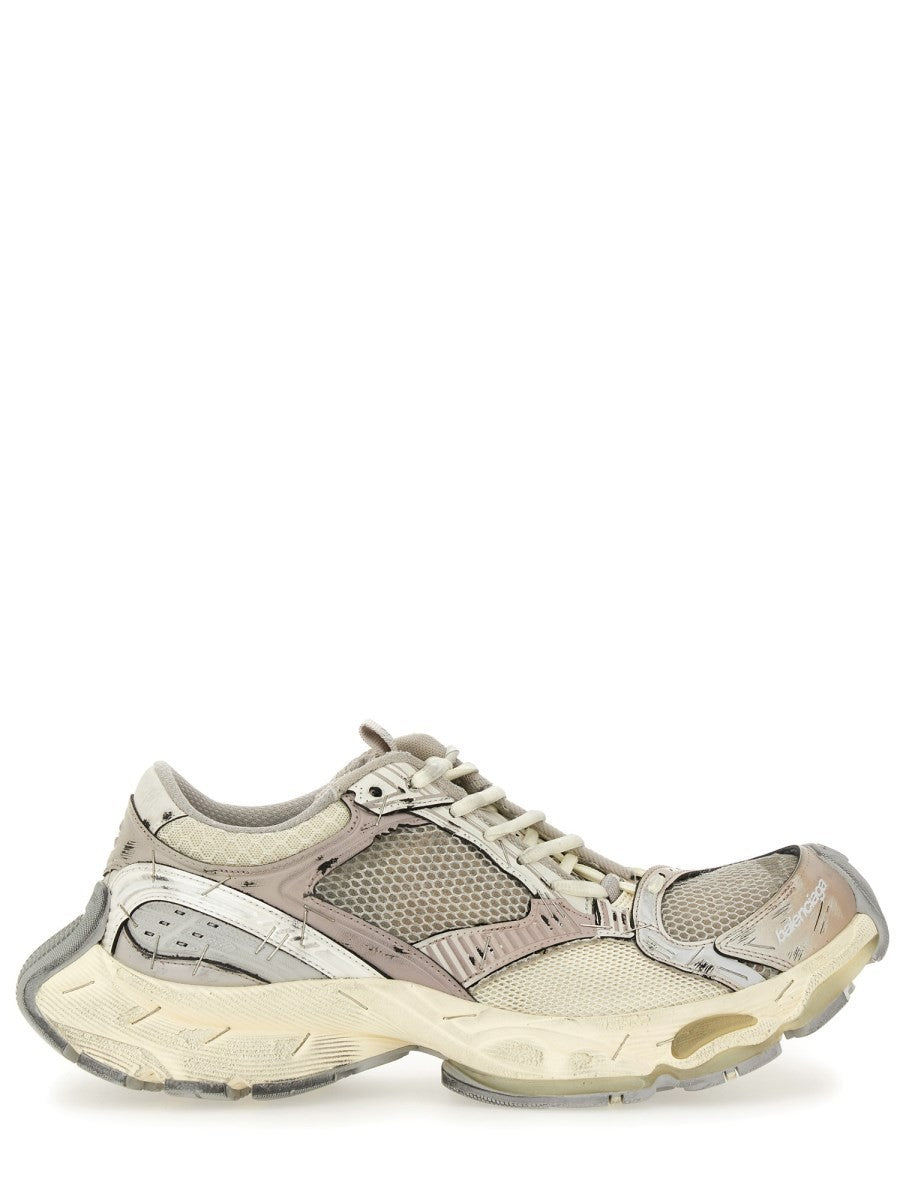 Balenciaga Men's Stapler Sneaker Beige