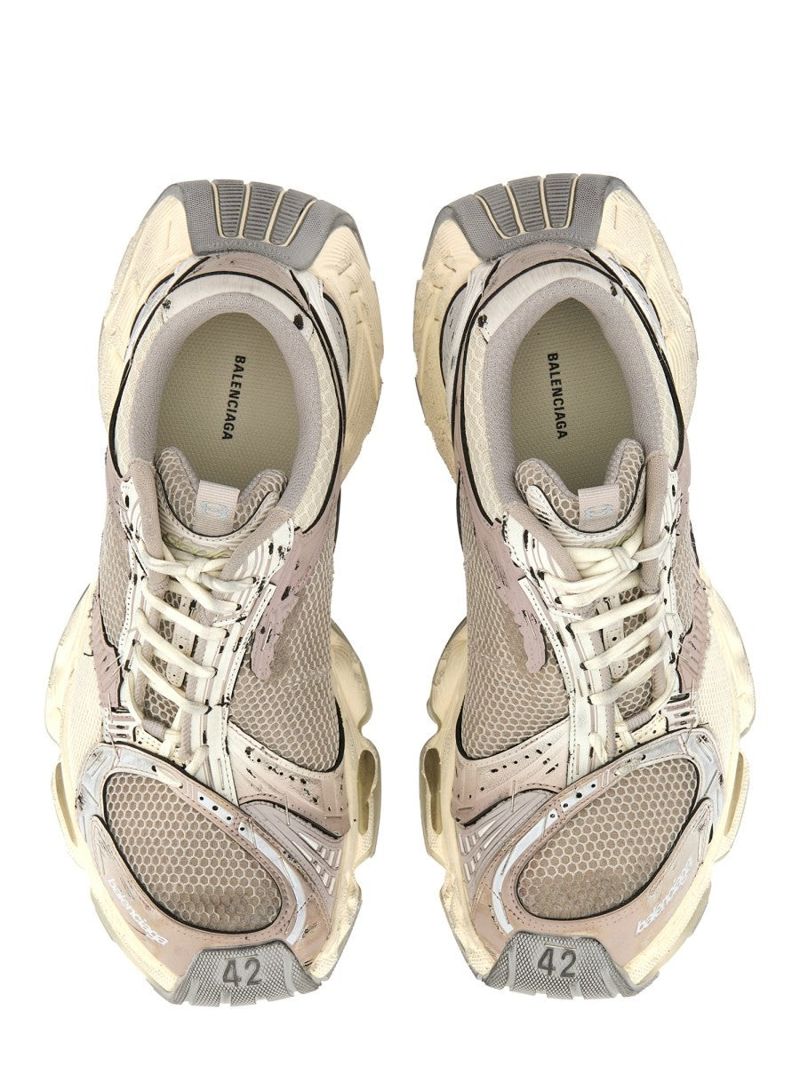 Balenciaga Men's Stapler Sneaker Beige