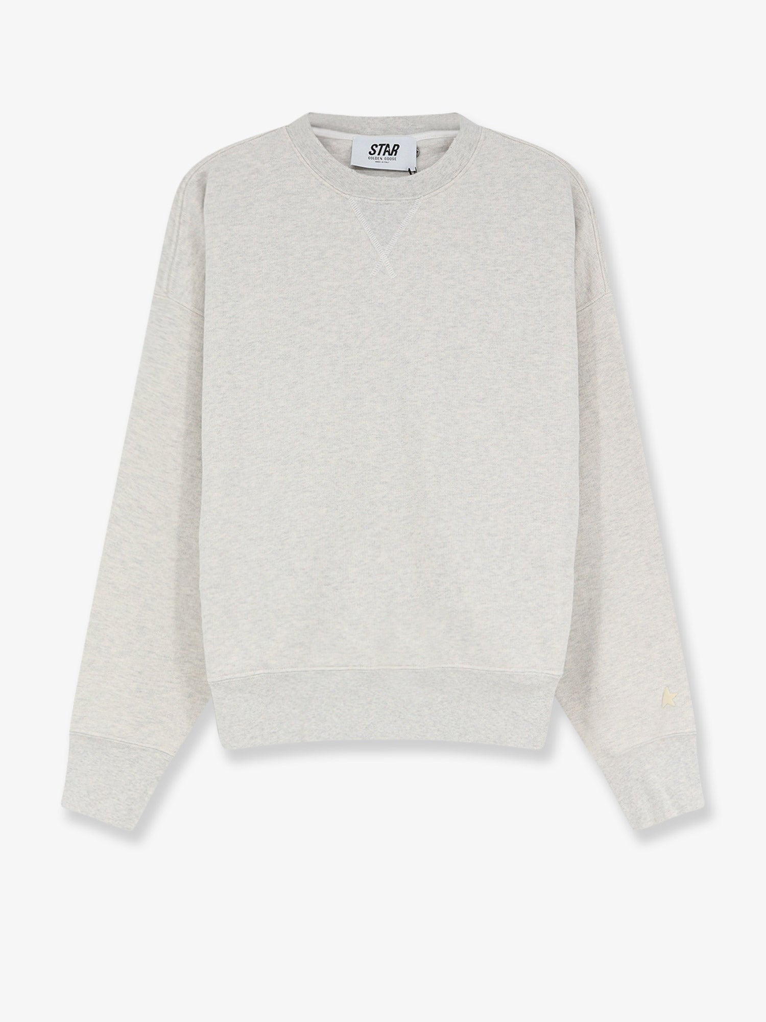 Golden Goose Unisex Star Cotton Sweatshirt Grey