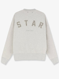 Golden Goose Unisex Star Cotton Sweatshirt Grey