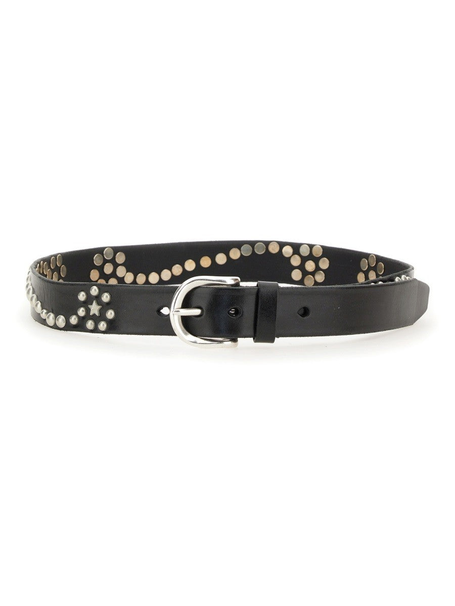 Our Legacy Men's Star Fall Belt Black