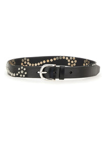 Our Legacy Men's Star Fall Belt Black