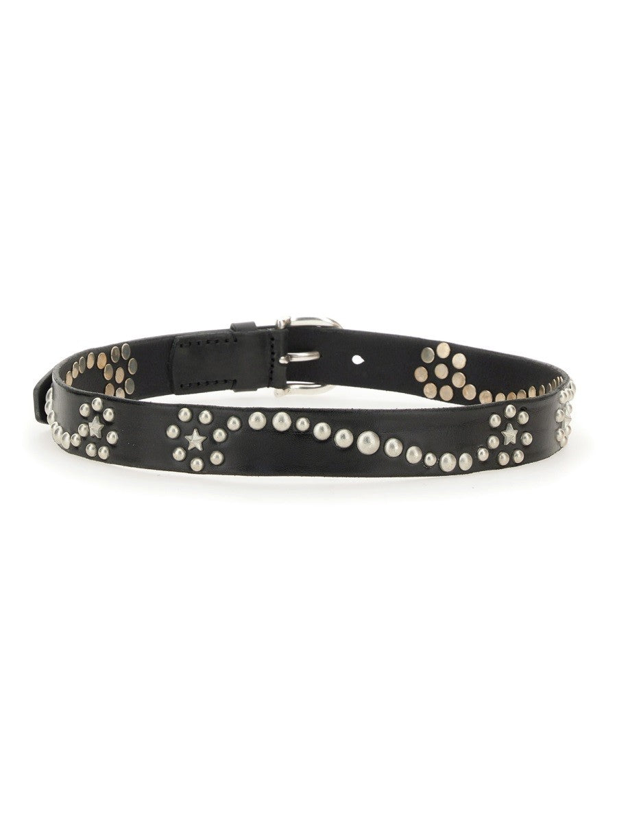 Our Legacy Men's Star Fall Belt Black