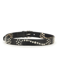Our Legacy Men's Star Fall Belt Black