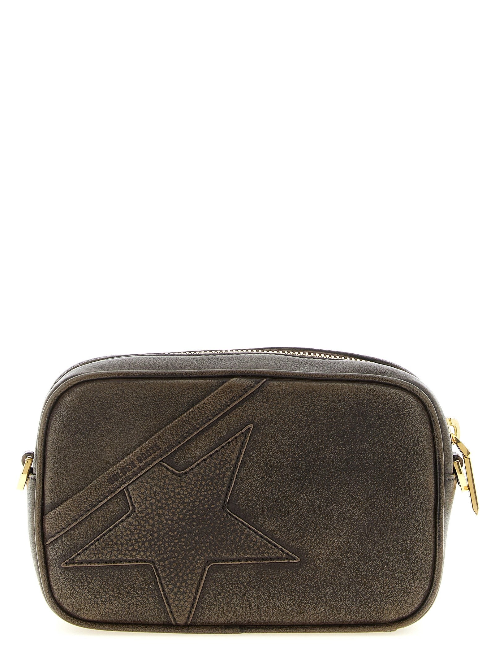 Golden Goose Star Mini Clutch Brown