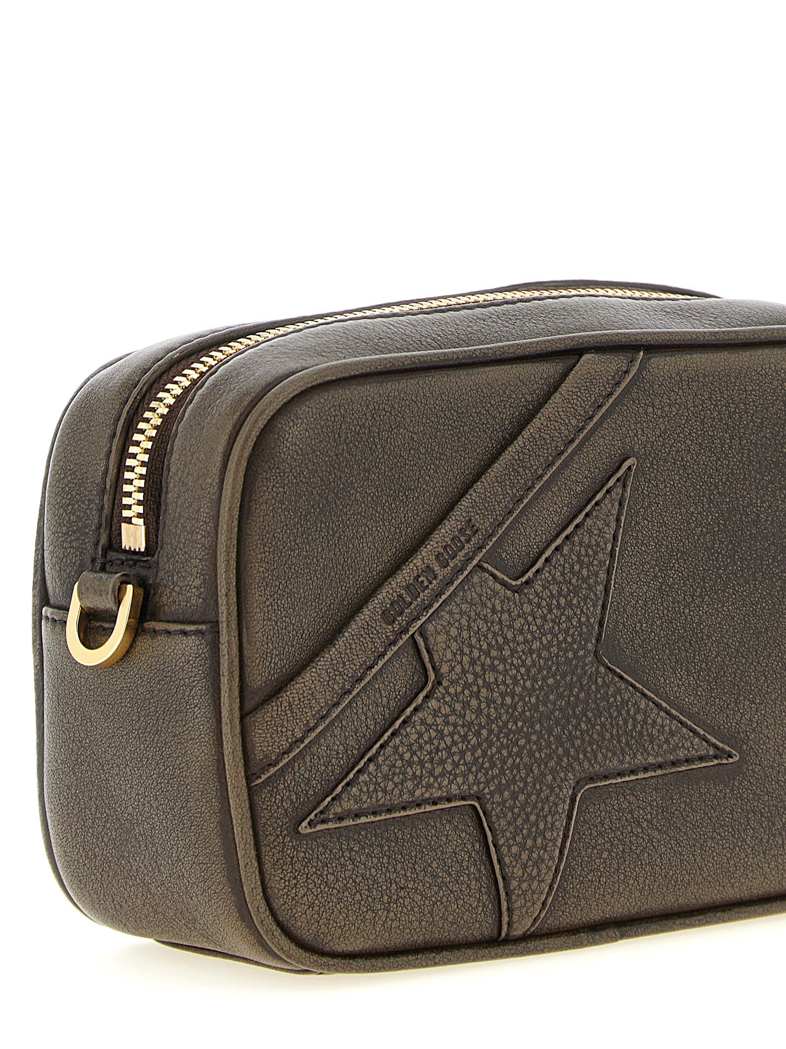 Golden Goose Star Mini Clutch Brown