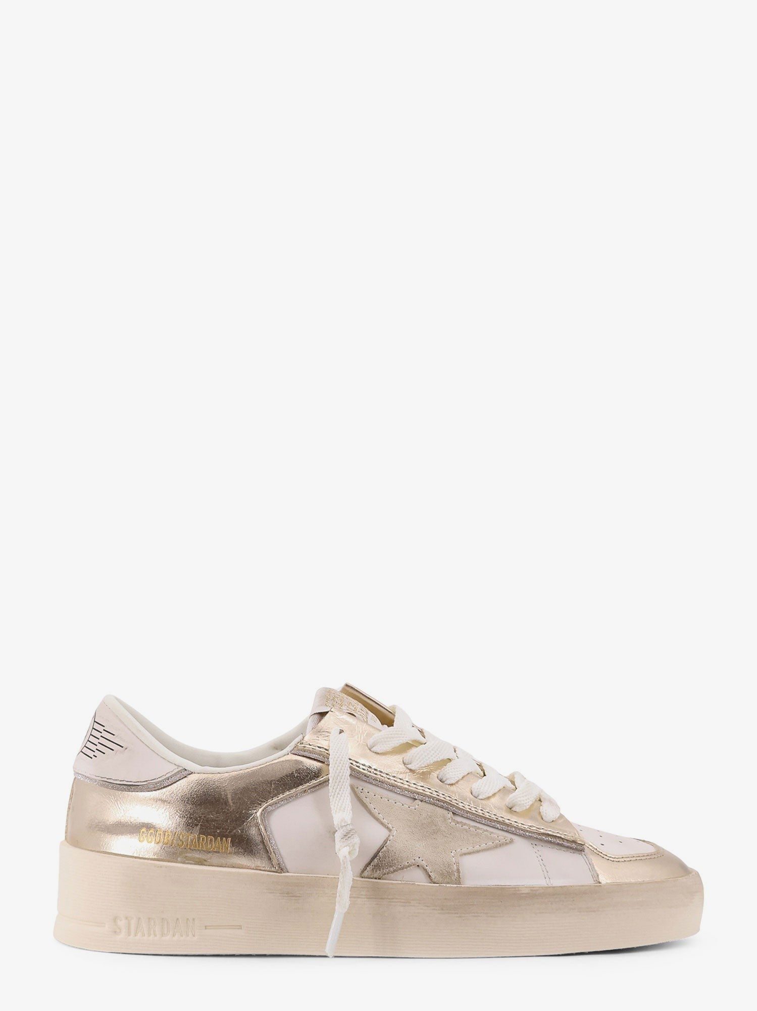 Golden Goose Women's Stardan Low Top Leather Sneakers White