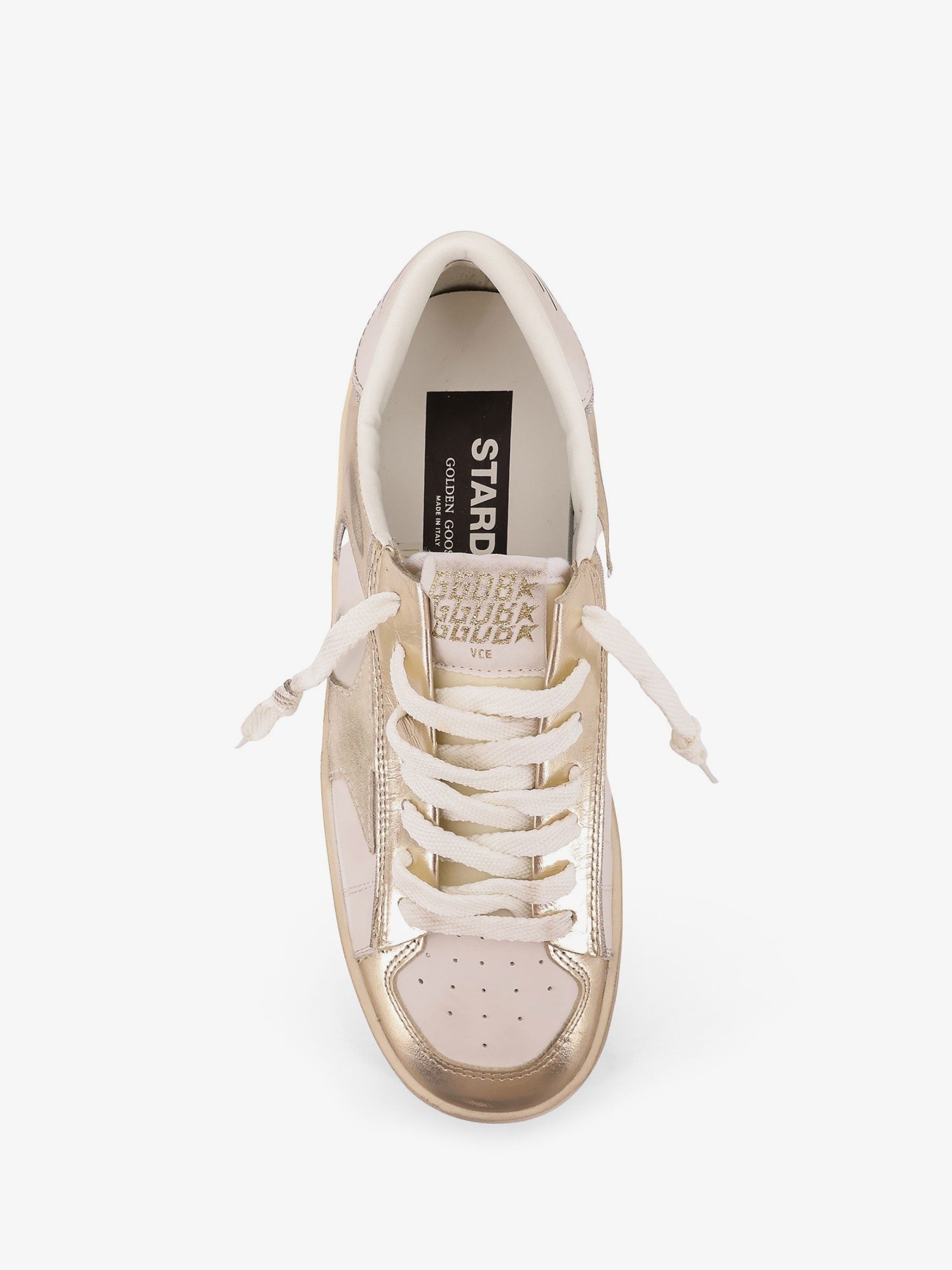 Golden Goose Women's Stardan Low Top Leather Sneakers White