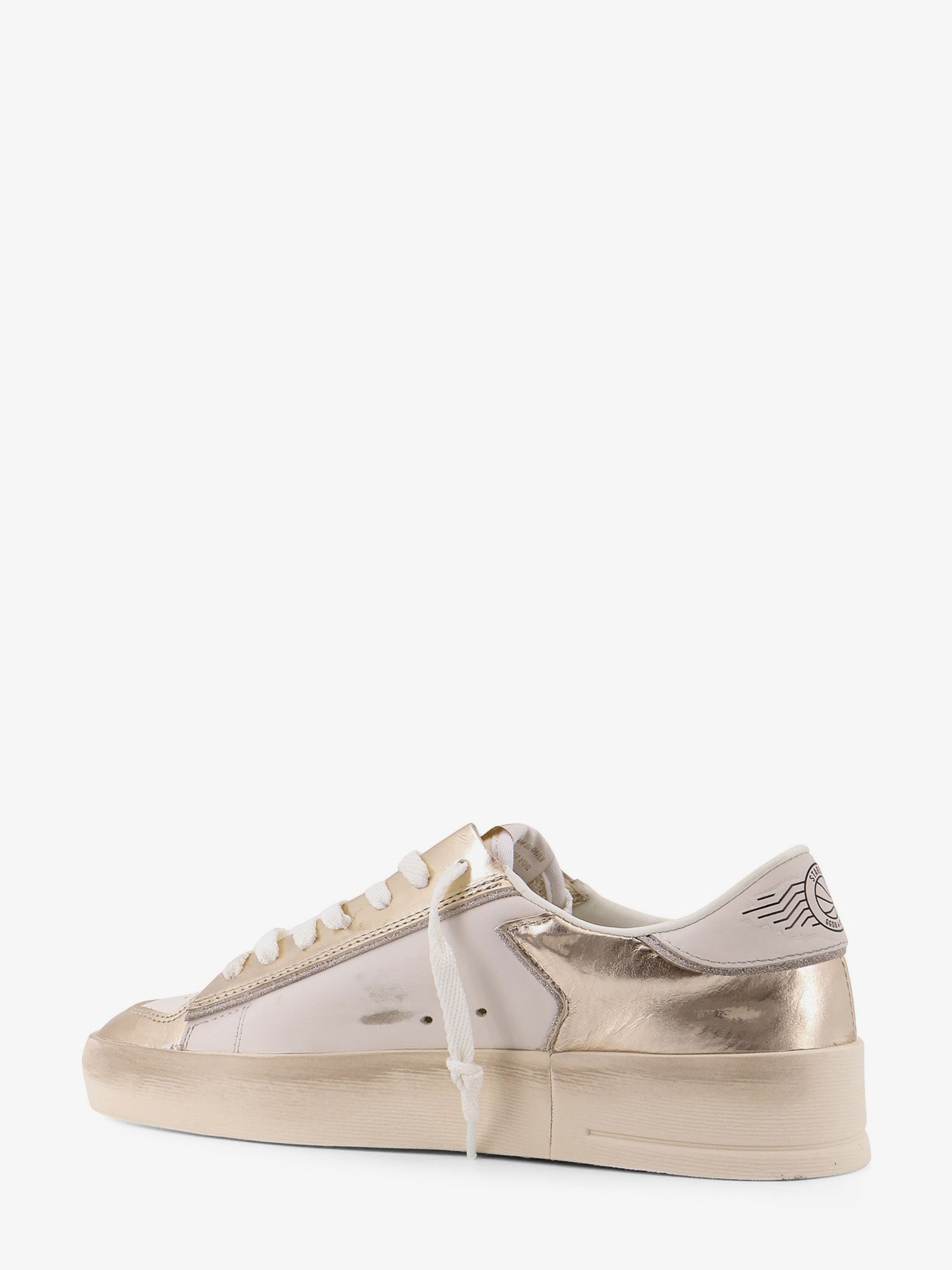 Golden Goose Women's Stardan Low Top Leather Sneakers White