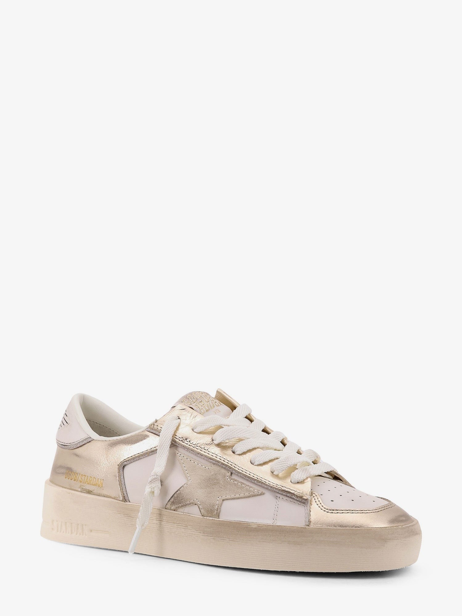 Golden Goose Women's Stardan Low Top Leather Sneakers White
