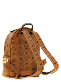 MCM Stark Mini Backpack Brown