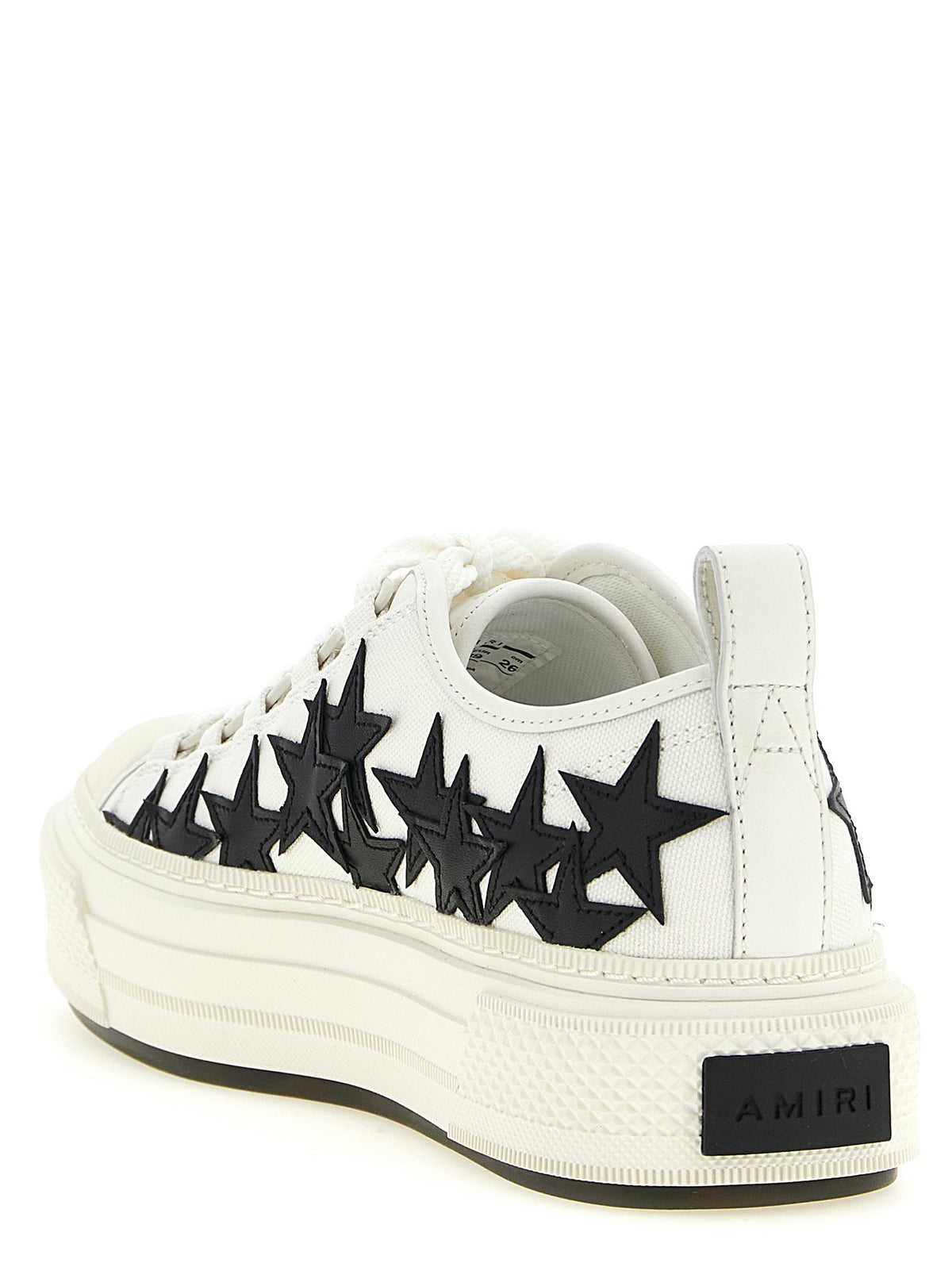 AMIRI Stars Court Low Sneakers White, view 3