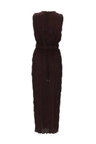 Staud Women's Midi Mizu Dress Brown, view 2