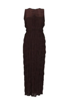 Staud Women's Midi Mizu Dress Brown