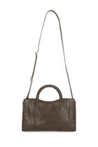 Staud Women's Maude Mini Satchel Bag Brown, view 5