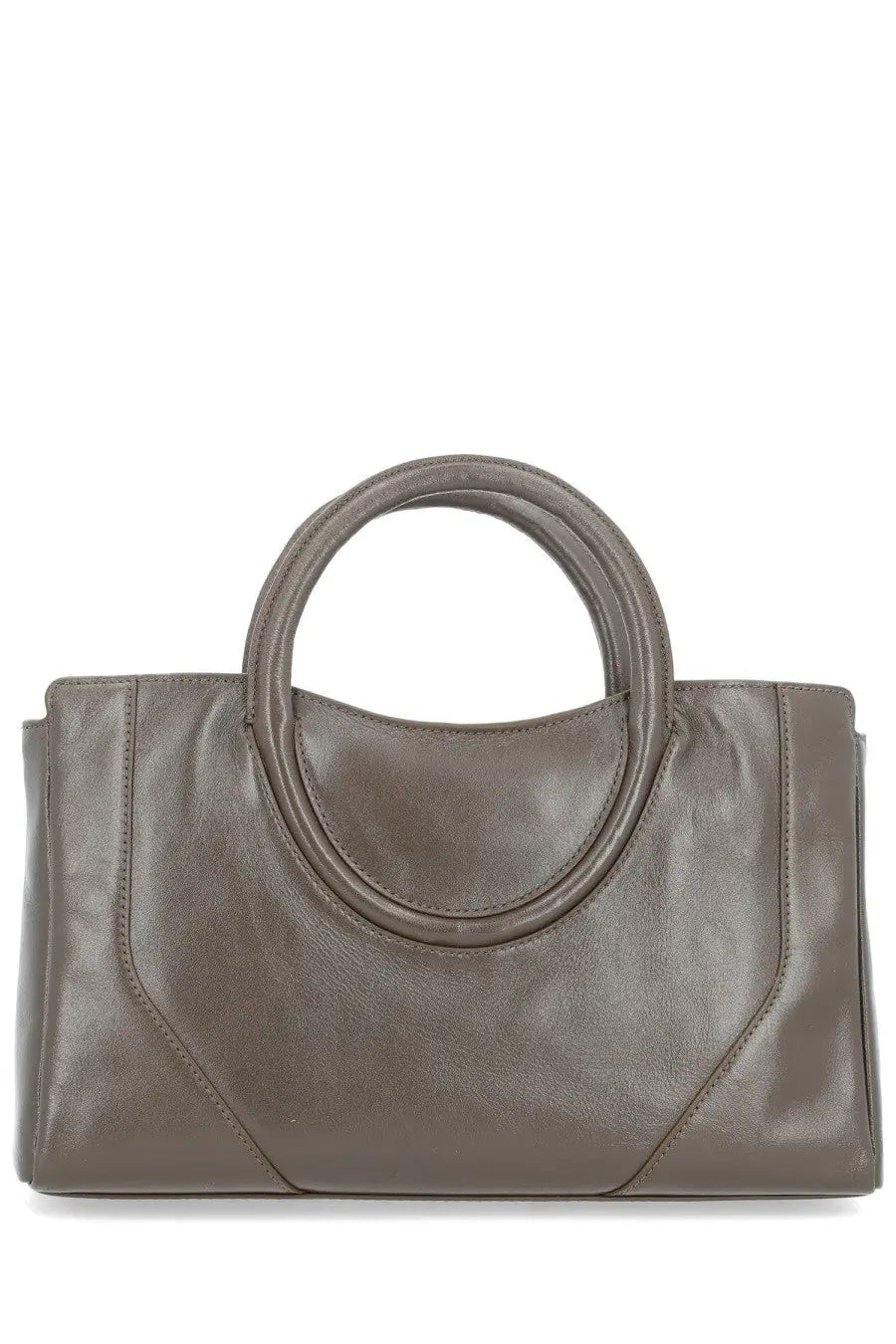 Staud Women's Maude Mini Satchel Bag Brown, view 3