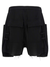 Rick Owens Stefan Cargo Bermuda Shorts Black
