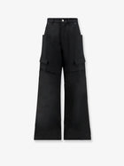 Rick Owens Men's Stefan Cargo Virgin Wool Trousers Black