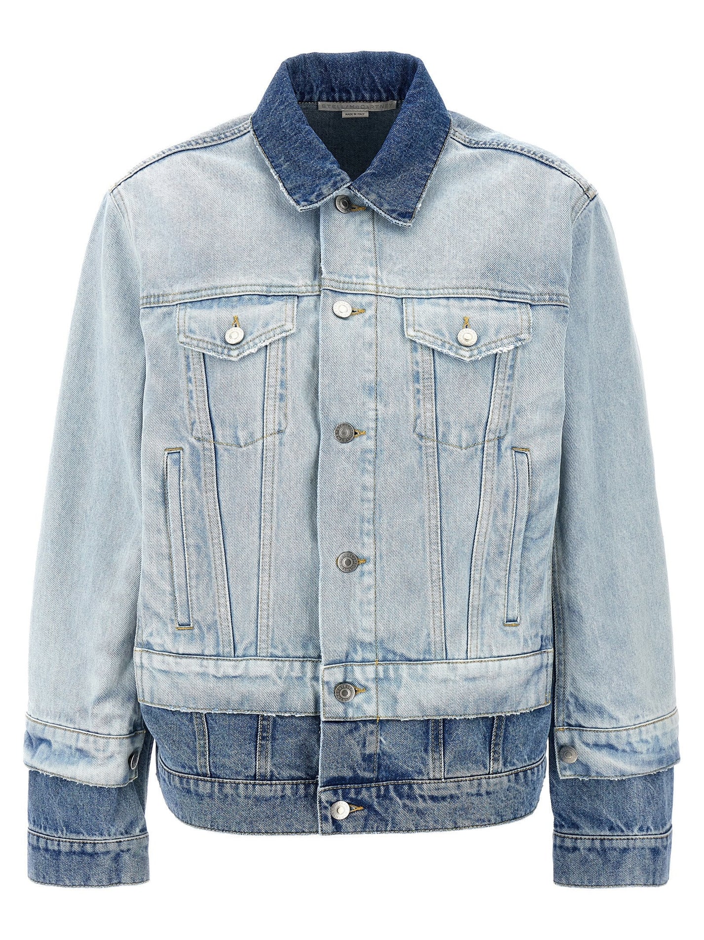 STELLA MCCARTNEY - STELLA MCCARTNEY - Layered denim jacket - Women’s Outerwear