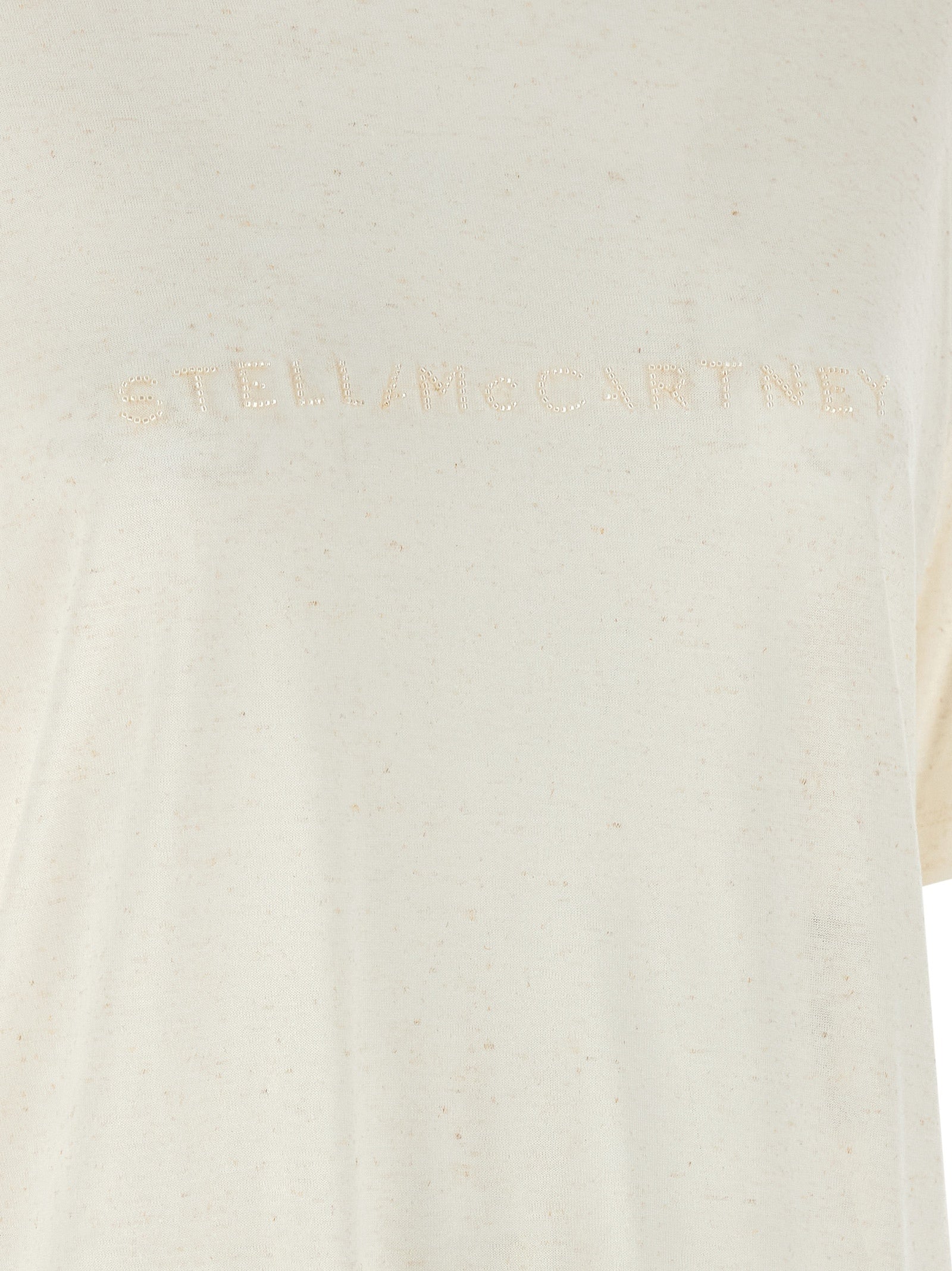 STELLA MCCARTNEY - STELLA MCCARTNEY - Beads embroidery t-shirt - Women’s Tops