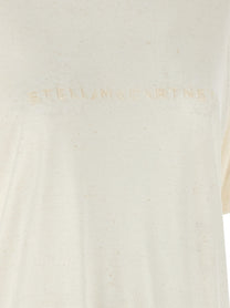 STELLA MCCARTNEY - STELLA MCCARTNEY - Beads embroidery t-shirt - Women’s Tops