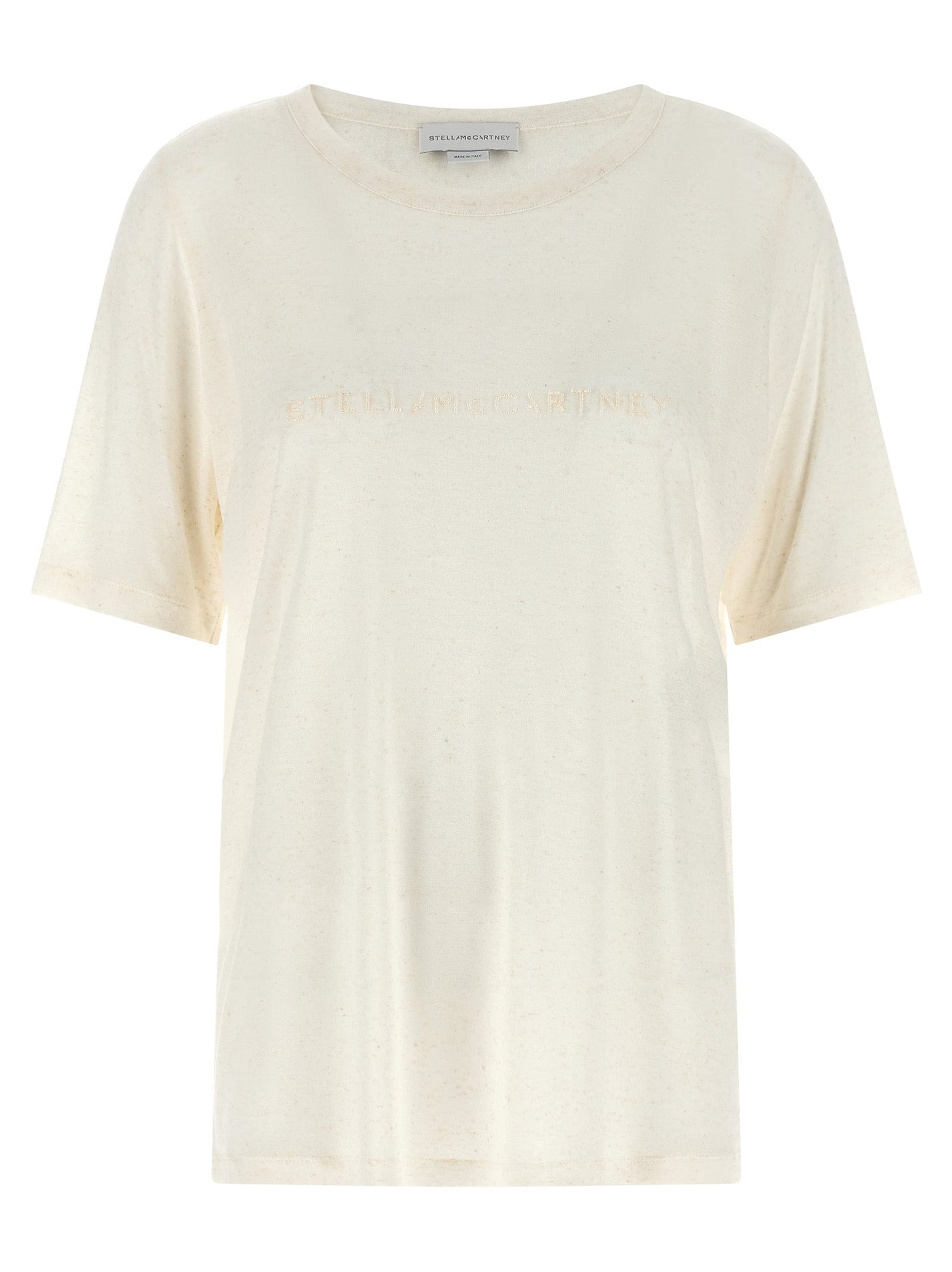 STELLA MCCARTNEY - STELLA MCCARTNEY - Beads embroidery t-shirt - Women’s Tops