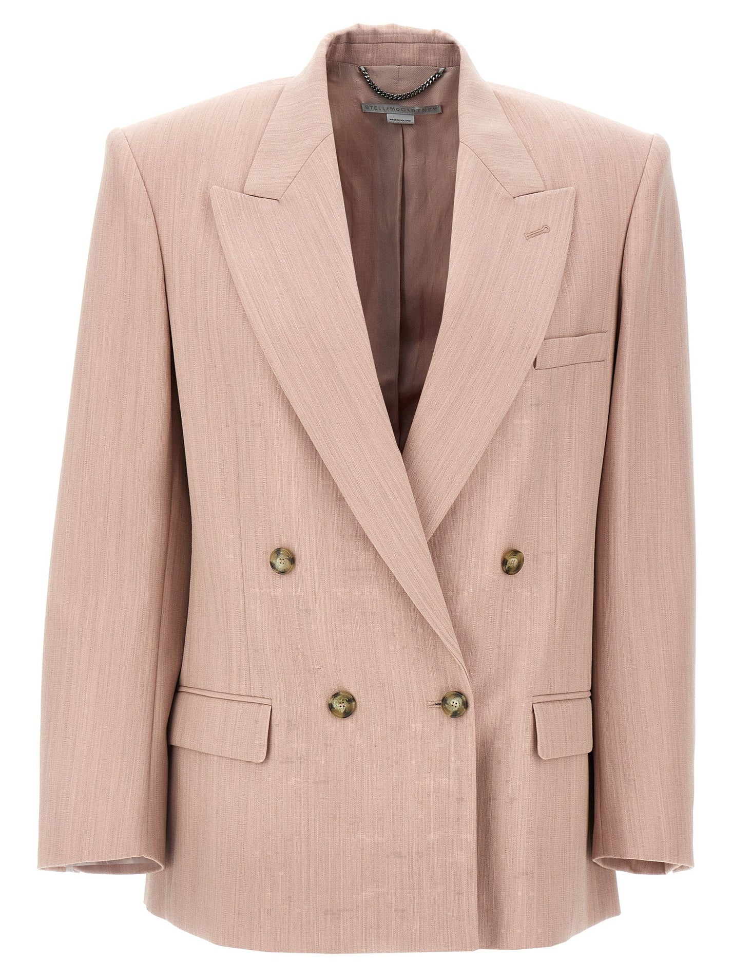 STELLA MCCARTNEY - STELLA MCCARTNEY - Double-breasted wool blazer - Women’s Clothing