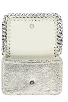 Stella McCartney Women's Card Holder Falabella Silver, view 3