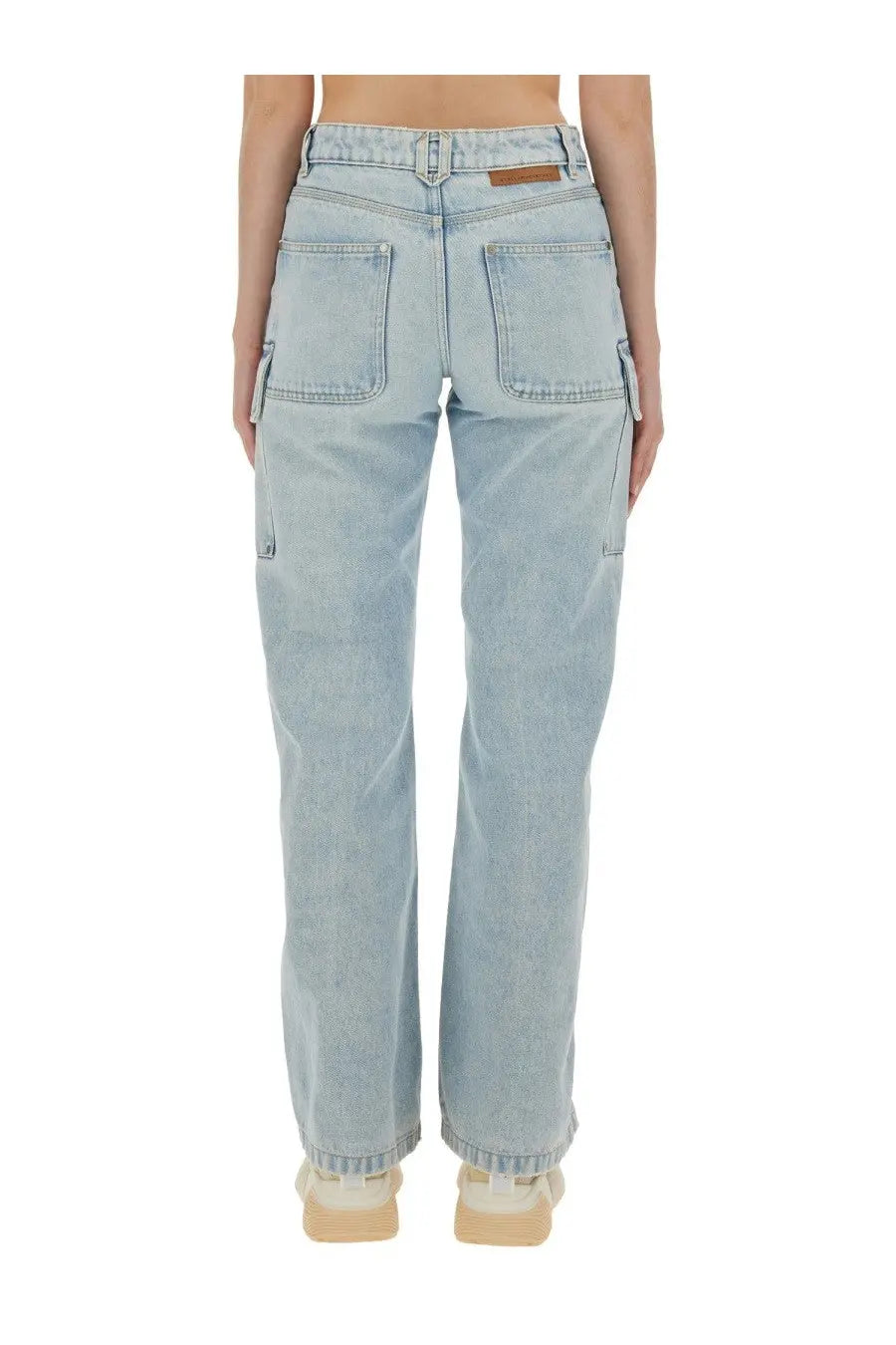 Stella McCartney Women's Cargo Jeans Blue, view 3