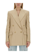 Stella McCartney Women's Double Breasted Jacket Beige