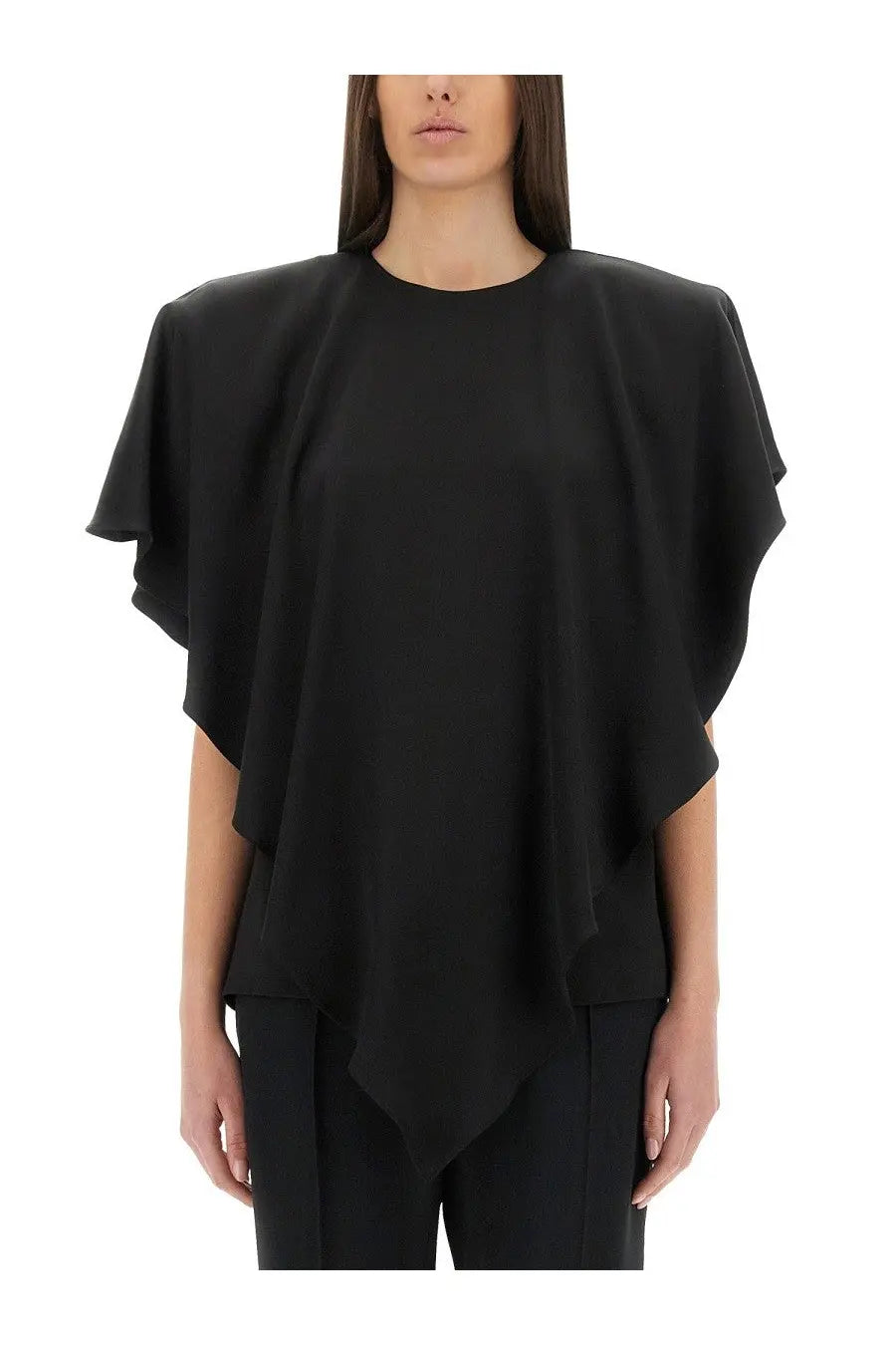 Stella McCartney Women's Draped Top Black