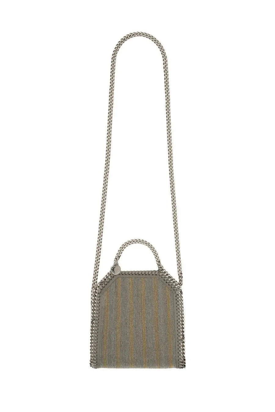 Stella McCartney Women's Falabella Micro Tote Bag Grey, view 4